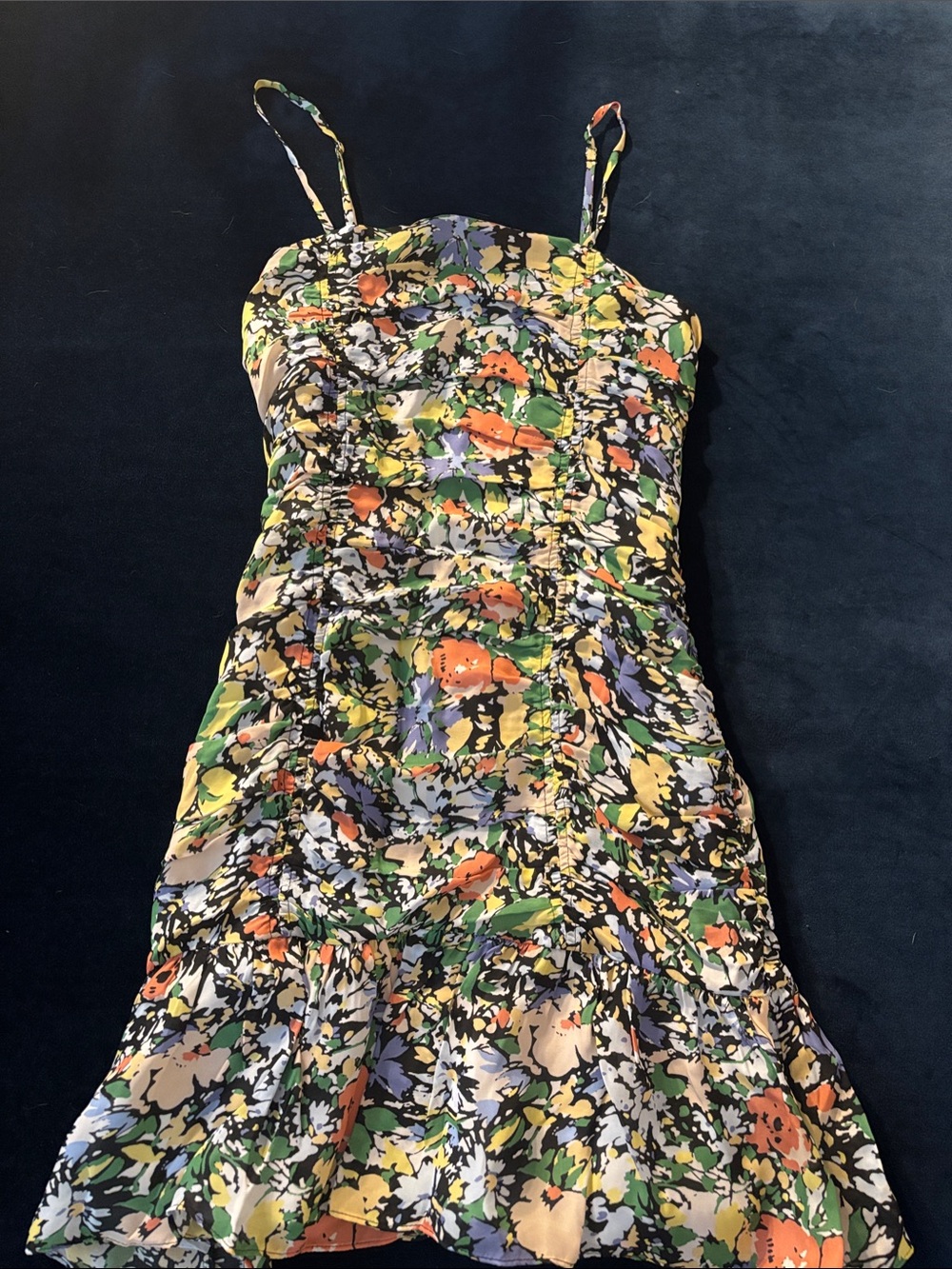 Parker Julie Floral Silk Blend Dress